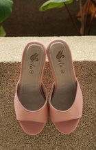 Load image into Gallery viewer, Peeptoe Heels in ROSE QUARTZ