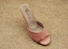 Load image into Gallery viewer, Peeptoe Heels in ROSE QUARTZ
